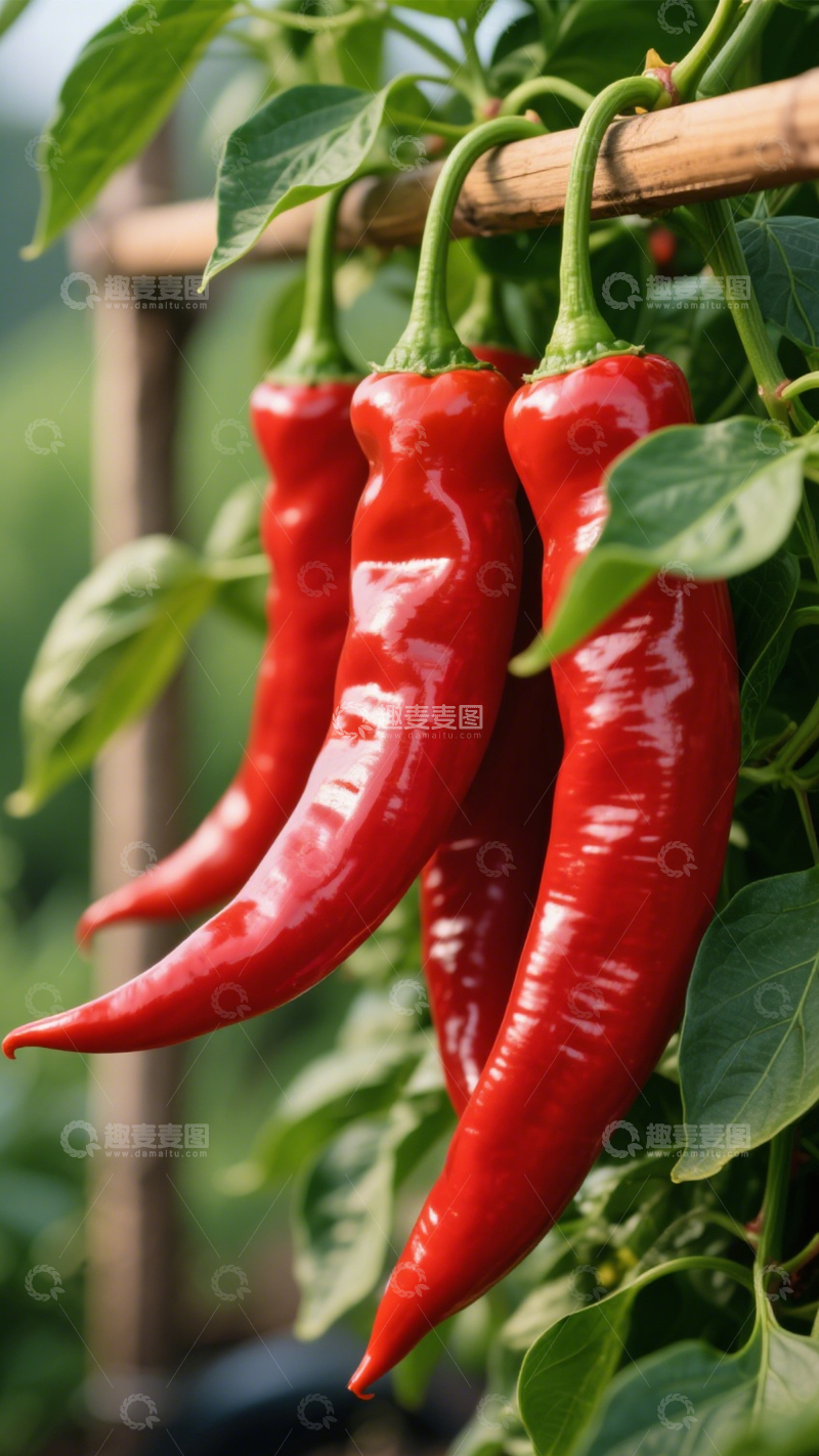 高清大图下载【趣麦麦图】饱满红色尖椒2