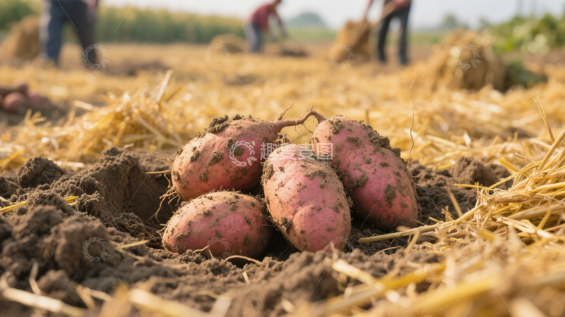 高清大图下载【趣麦麦图】红皮红薯蔬菜3