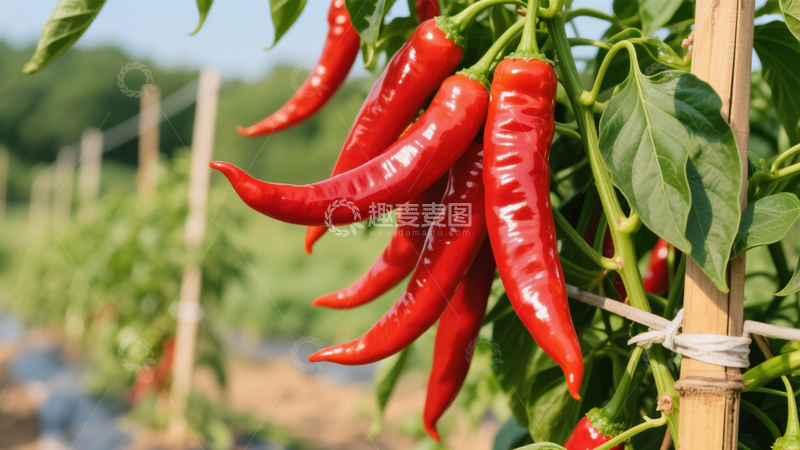 高清大图下载【趣麦麦图】饱满红色尖椒3