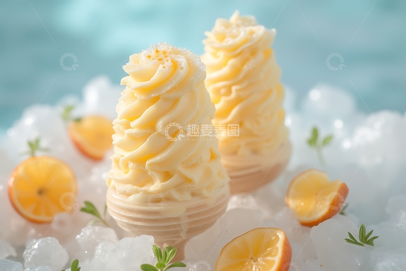 高清大图下载【趣麦麦图】夏日解暑冰品 