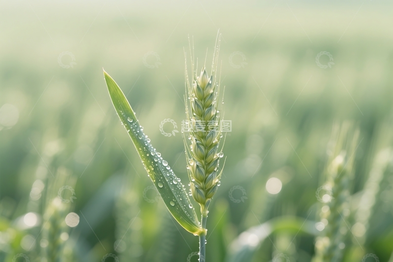 高清大图下载【趣麦麦图】成长的小麦 