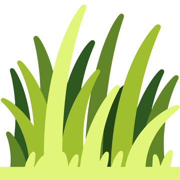 草丛自然矢量素材