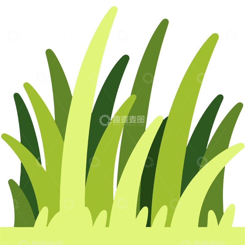 草丛自然矢量素材