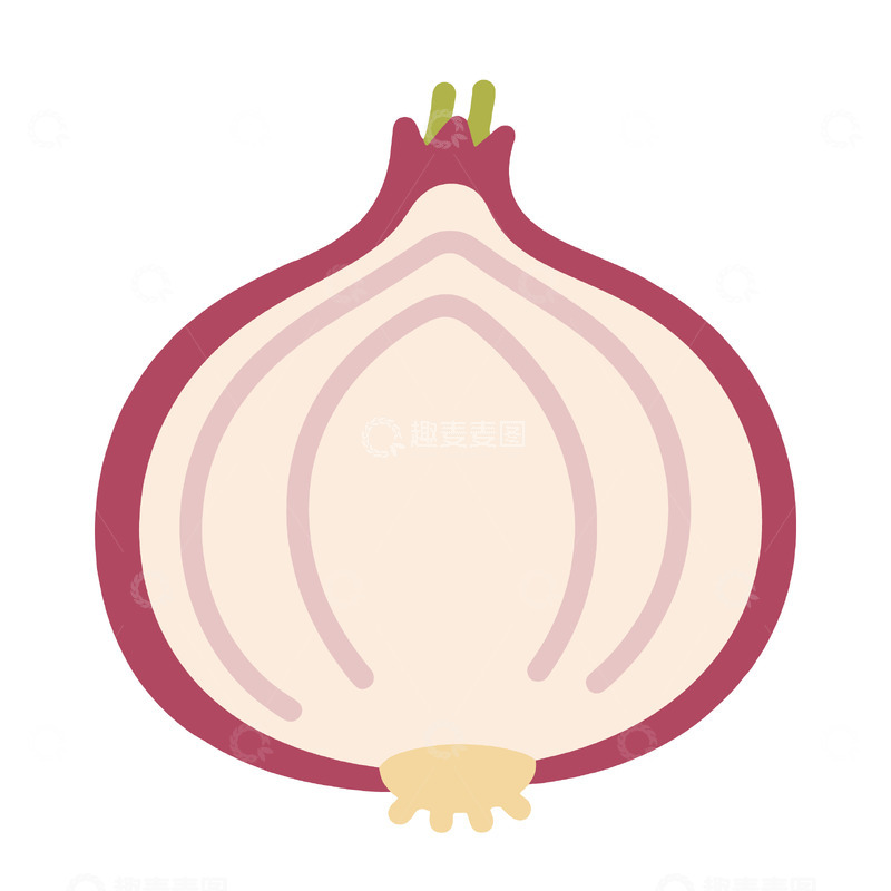 源文件下载【趣麦麦图】洋葱食材矢量素材