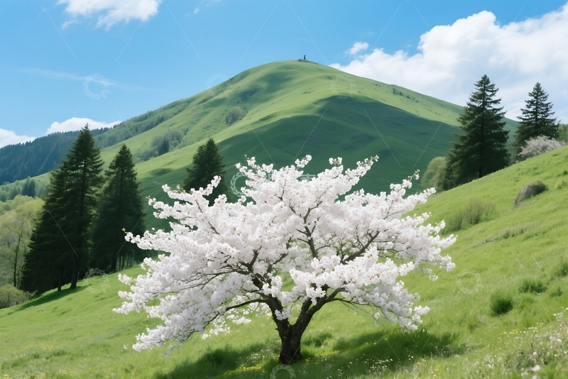 高清大图下载【趣麦麦图】春季山丘自然风光景观 