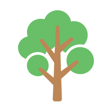 树木自然矢量素材1