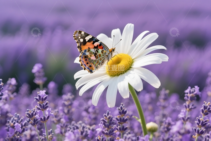 高清大图下载【趣麦麦图】春末初夏时分的野花大滨菊 