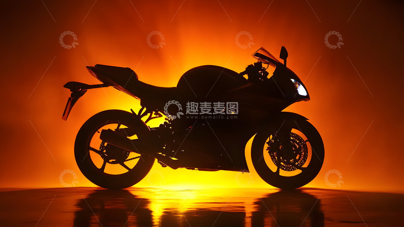 高清大图下载【趣麦麦图】-摩托车广告大片拍摄4