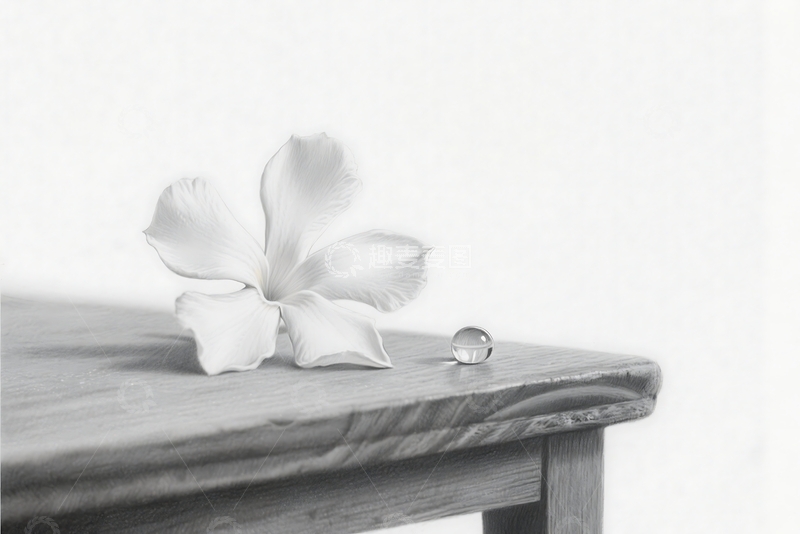 高清大图下载【趣麦麦图】白色夹竹桃 1