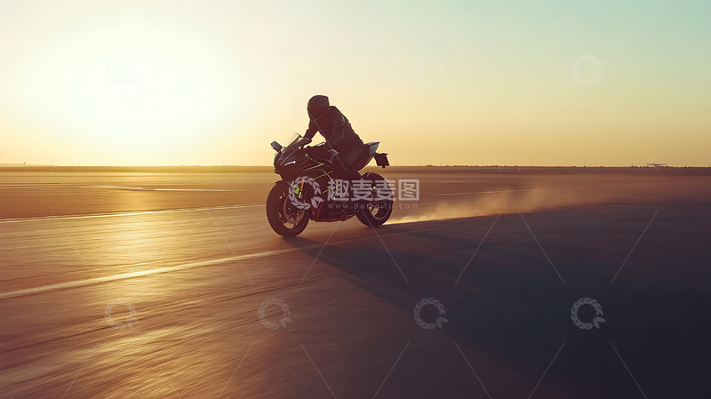 高清大图下载【趣麦麦图】摩托车广告大片拍摄6
