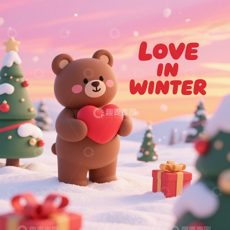 高清大图下载【趣麦麦图】浪漫情人节插画