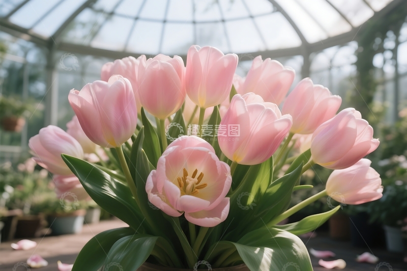 高清大图下载【趣麦麦图】程式化花卉主题图像2 