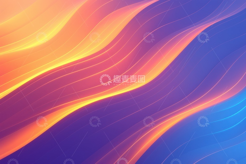 高清大图下载【趣麦麦图】-紫金色波纹背景