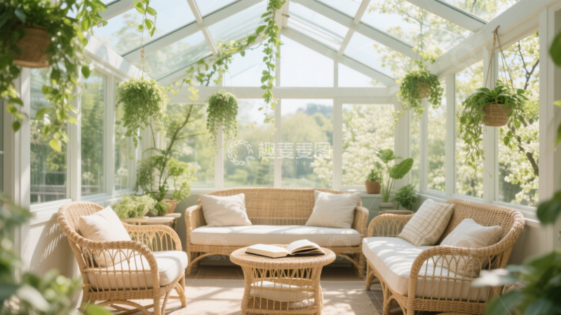 高清大图下载【趣麦麦图】阳光绿植花房3