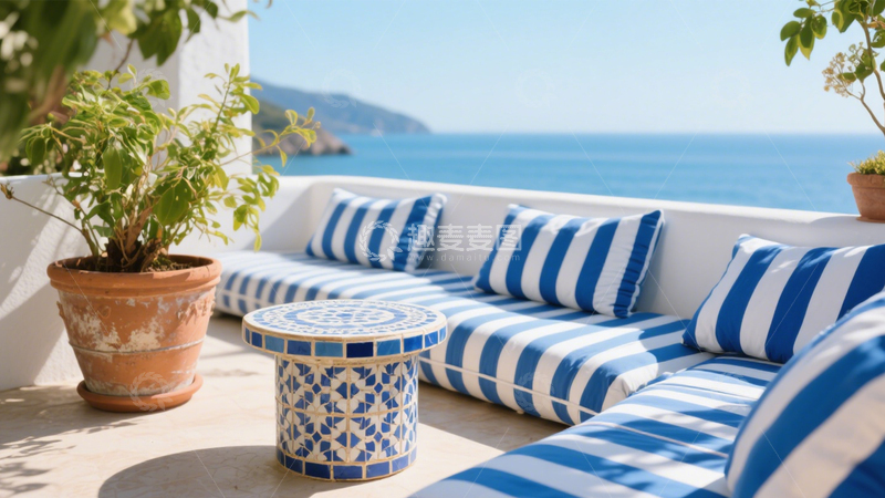 高清大图下载【趣麦麦图】海景度假滨海露台2
