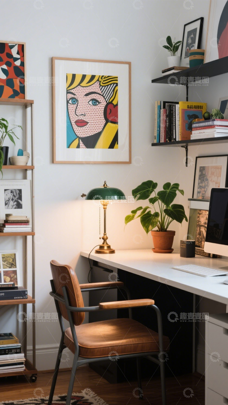 高清大图下载【趣麦麦图】文艺波普艺术办公区3