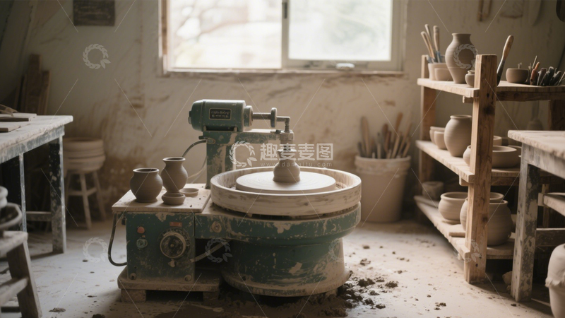 高清大图下载【趣麦麦图】质朴手工陶艺工作室3