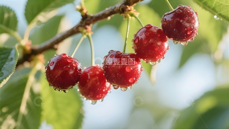 高清大图下载【趣麦麦图】新鲜水果樱桃8