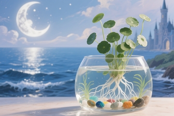 背景唯美插画系列[500幅]-铜钱草 