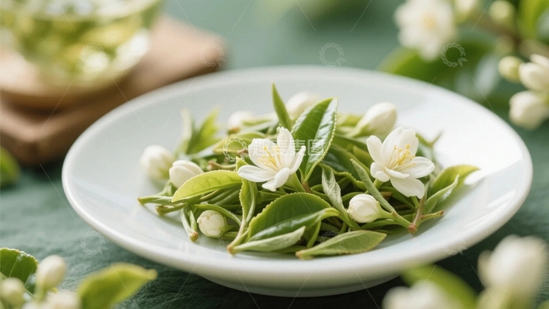 高清大图下载【趣麦麦图】绿茶品茶茶文化7