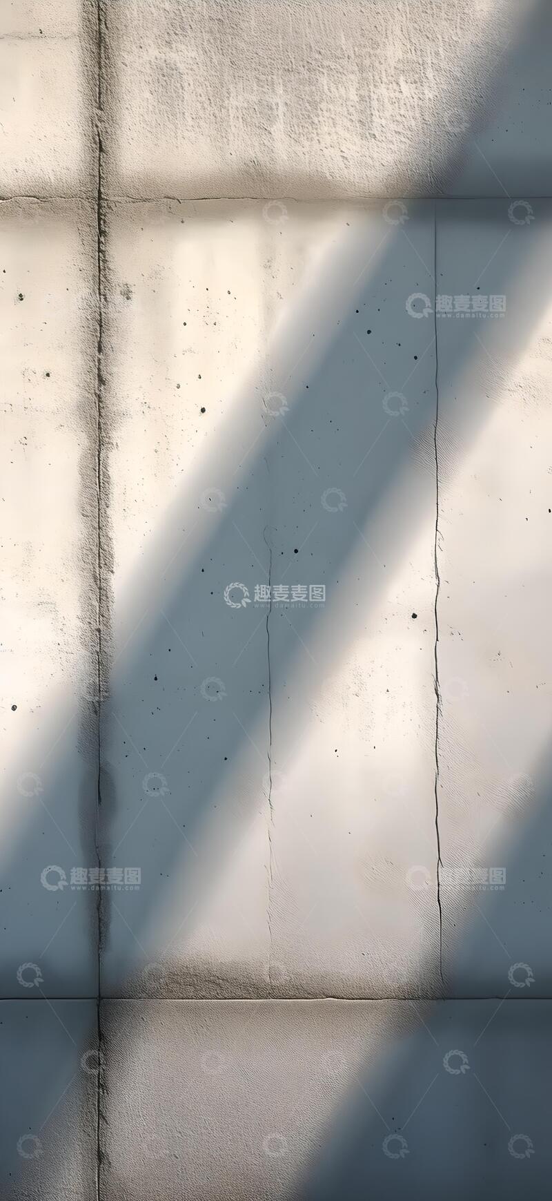 高清大图下载【趣麦麦图】白色混凝土墙上的阴影。
