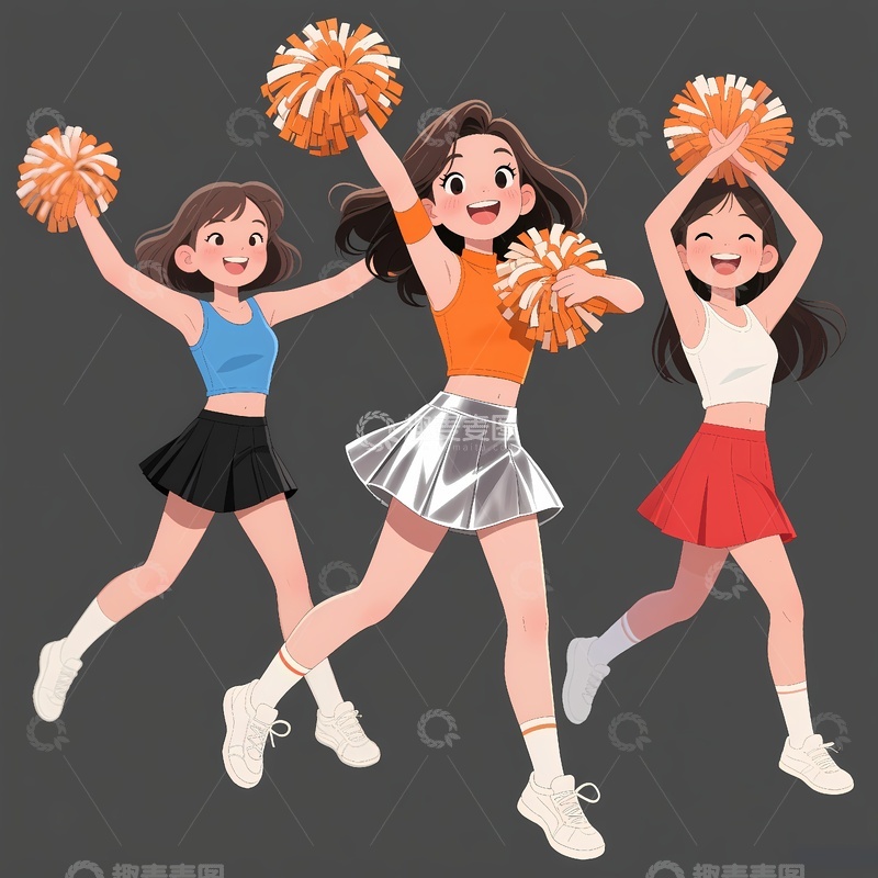 高清大图下载【趣麦麦图】健美操健身操2