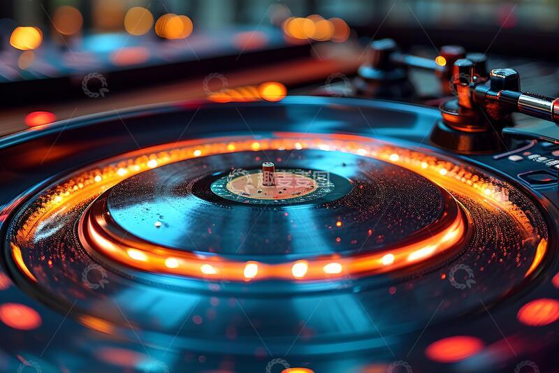 高清大图下载【趣麦麦图】单一对象，记录，稀疏，转盘，极端的特写