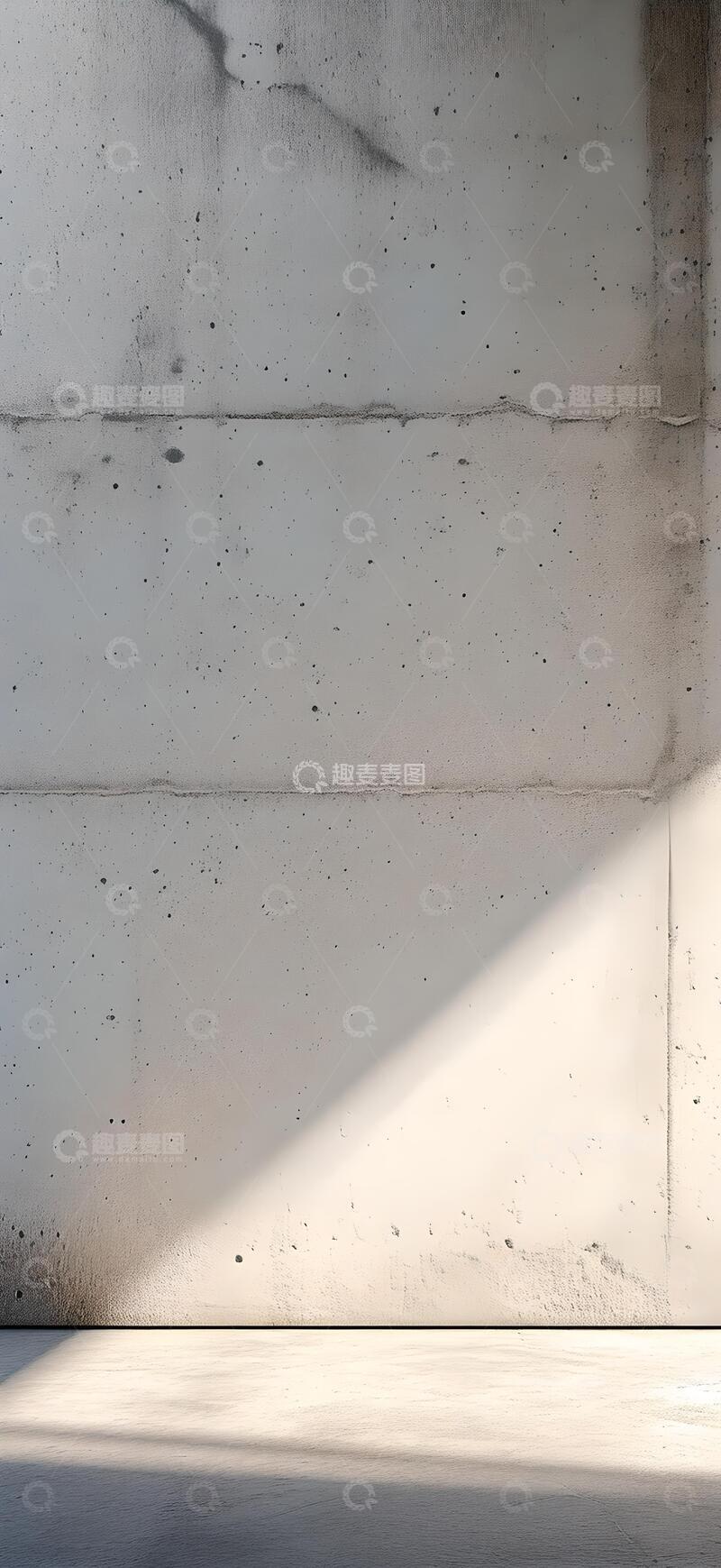 高清大图下载【趣麦麦图】白色混凝土墙上的阴影。2