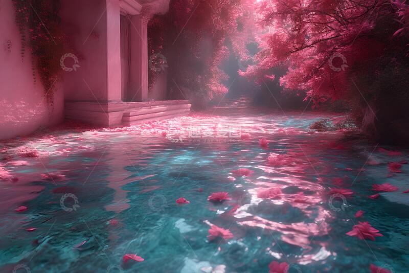 高清大图下载【趣麦麦图】粉色创意场景