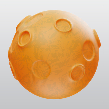 火星3D插图blend模型图标海报素材