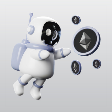 宇航员太空人与以太坊插图blend模型