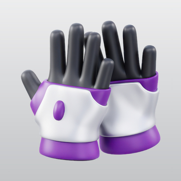 宇航员手套3D图标blend模型图标海报1