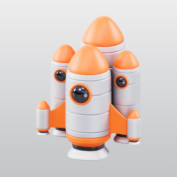 数字3D Iconblend模型图标海报