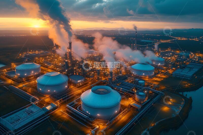 高清大图下载【趣麦麦图】水处理厂鸟瞰图