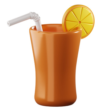 果汁3D卡通图标海报免抠透明png素材20