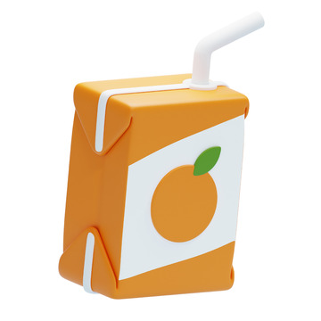 果汁3D卡通图标海报免抠透明png素材8