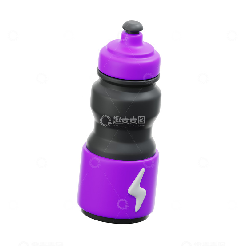 高清大图下载【趣麦麦图】能量饮品3D卡通图标免抠透明png素材