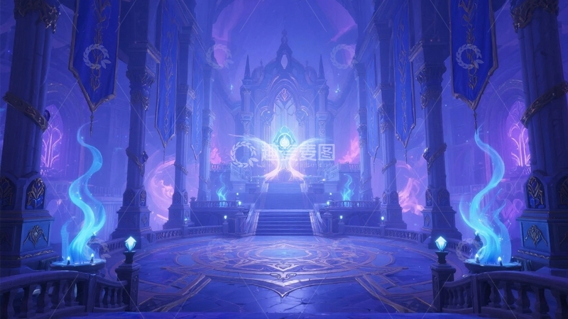 高清大图下载【趣麦麦图】游戏场景CG上古神殿