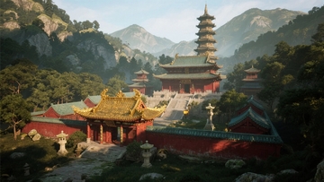 山谷之间的神圣寺庙1