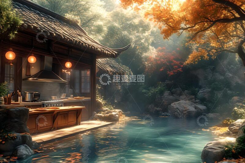 高清大图下载【趣麦麦图】一个宁静的零浪费烹饪场景2