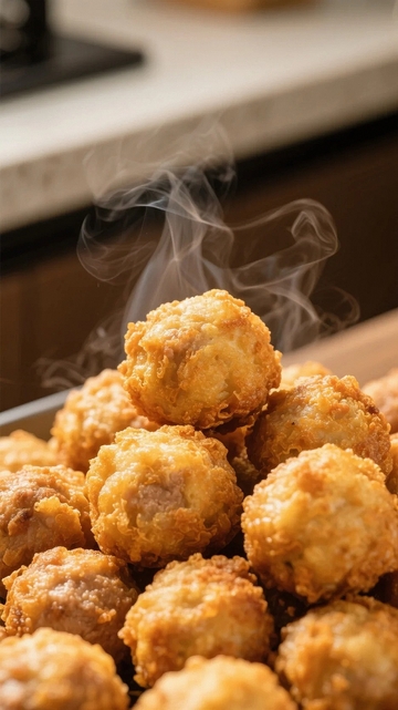 美味可口的炸丸子1