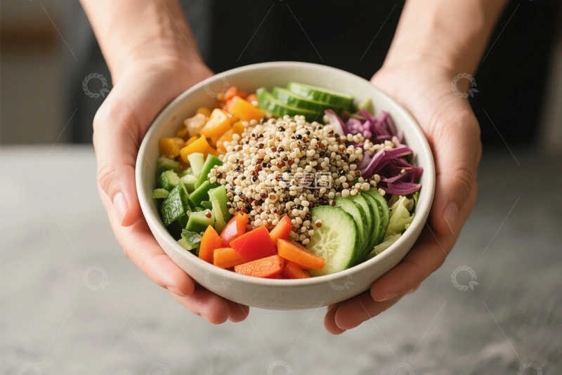 高清大图下载【趣麦麦图】营养均衡减脂餐5