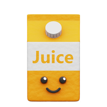 包装果汁3D卡通图标免抠透明png素材