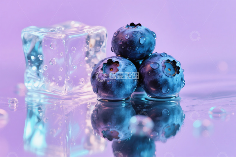 高清大图下载【趣麦麦图】蓝莓摄影图片2