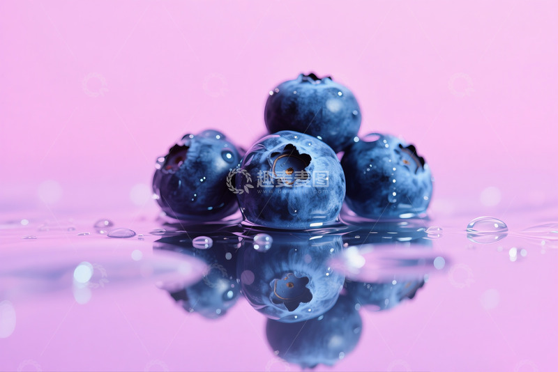 高清大图下载【趣麦麦图】蓝莓摄影图片5