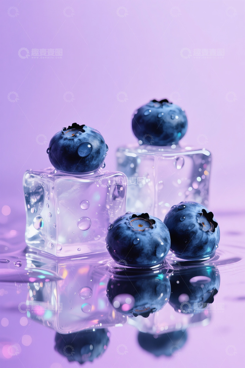 高清大图下载【趣麦麦图】蓝莓摄影图片4