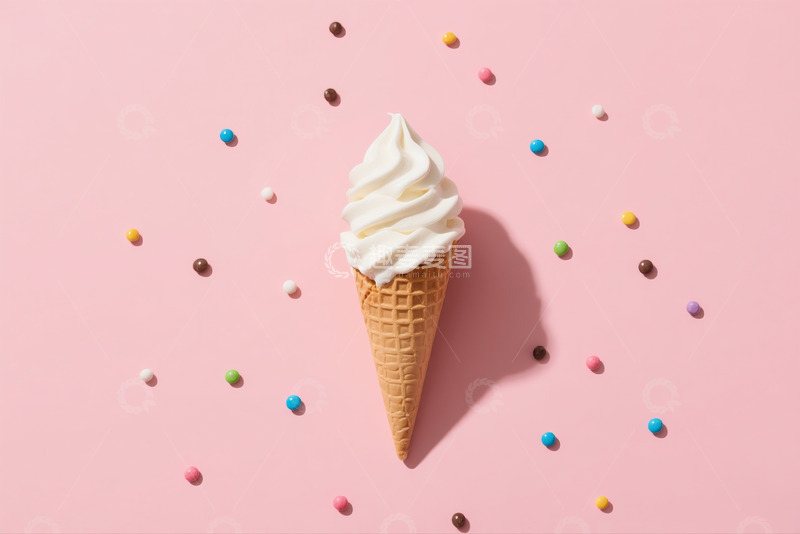高清大图下载【趣麦麦图】冰淇淋甜筒摄影图2
