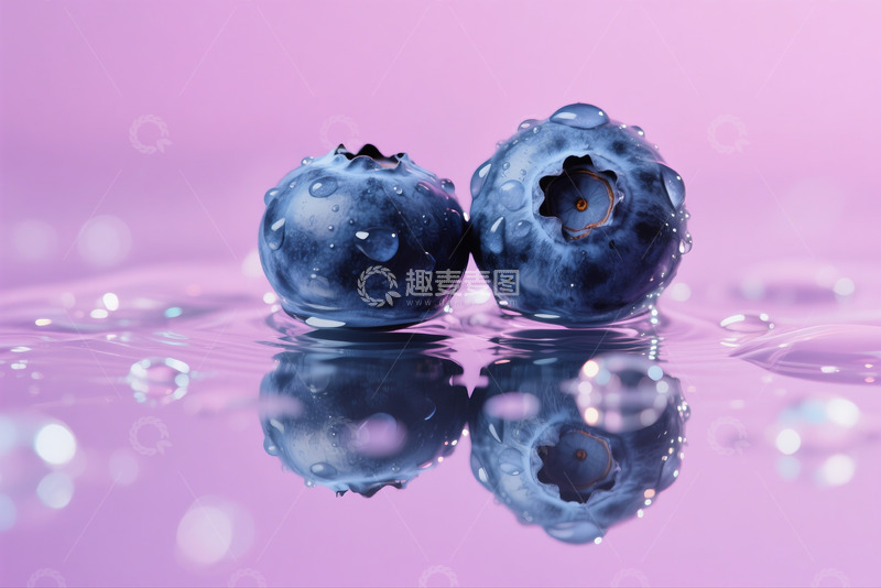 高清大图下载【趣麦麦图】蓝莓摄影图片6
