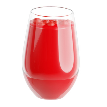 蔓越莓汁3D卡通图标免抠透明png素材