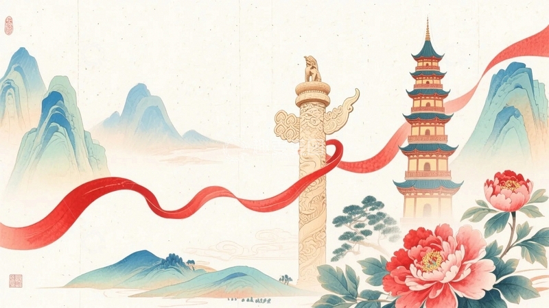 高清大图下载【趣麦麦图】中国风艺术国潮插画3